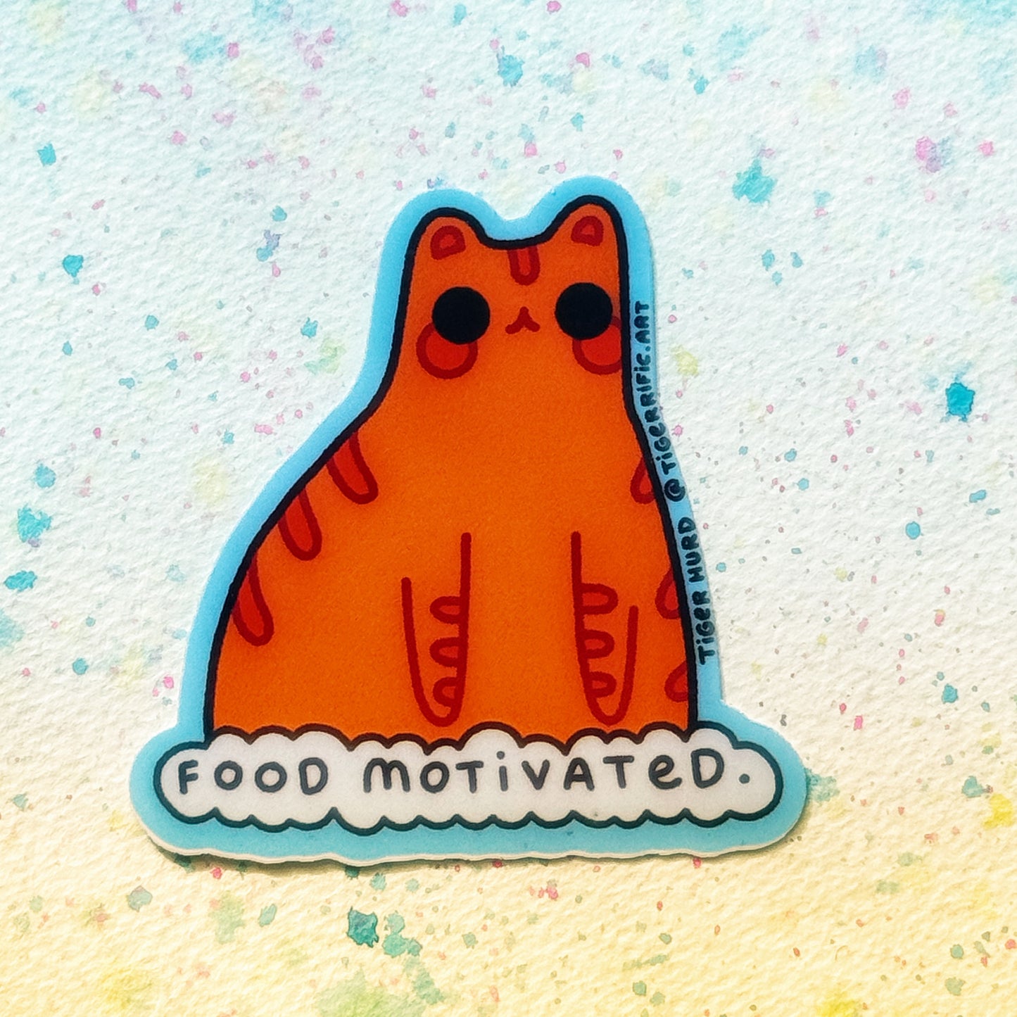 Food Motivated Sticker